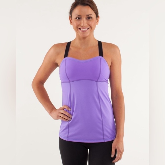 Lululemon Run Catch Me Activewear Workout Racerback Tank Top in Power Purple 4 - Picture 1 of 14